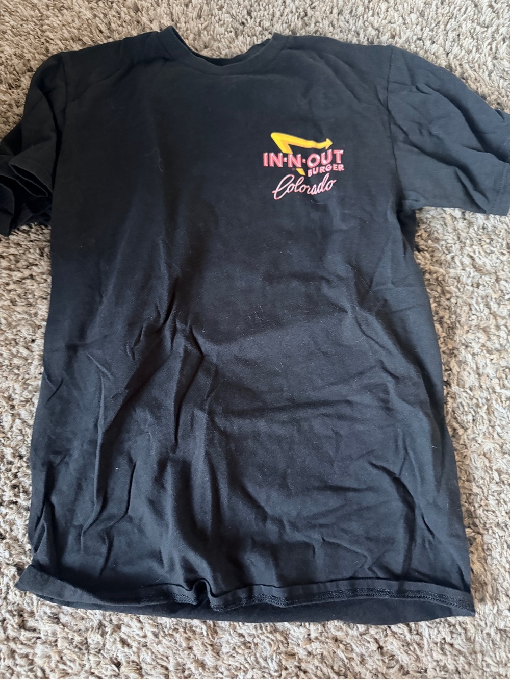 In-N-Out Burger Colorado Black Short Sleeve T‑Shirt